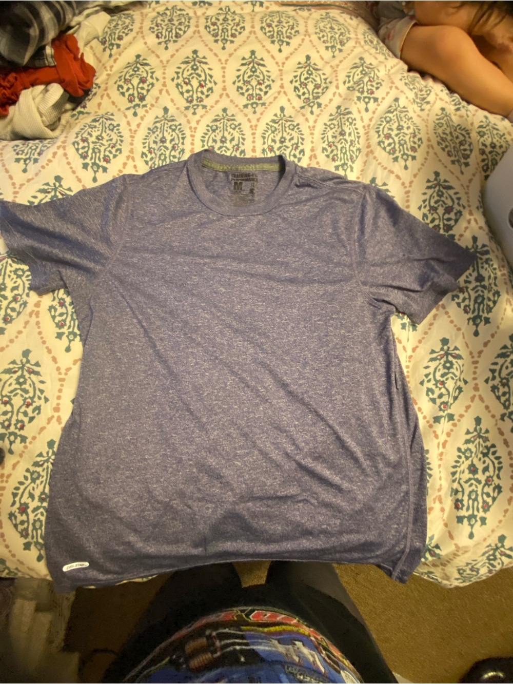 Women’s Short Sleeve Heathered Blue Performance Tee